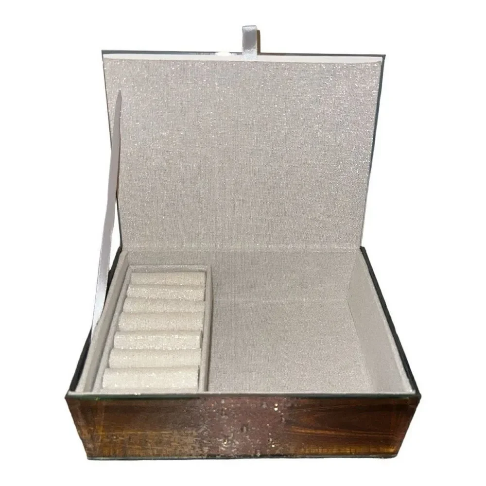 Christian Siriano mirrored jewelry box